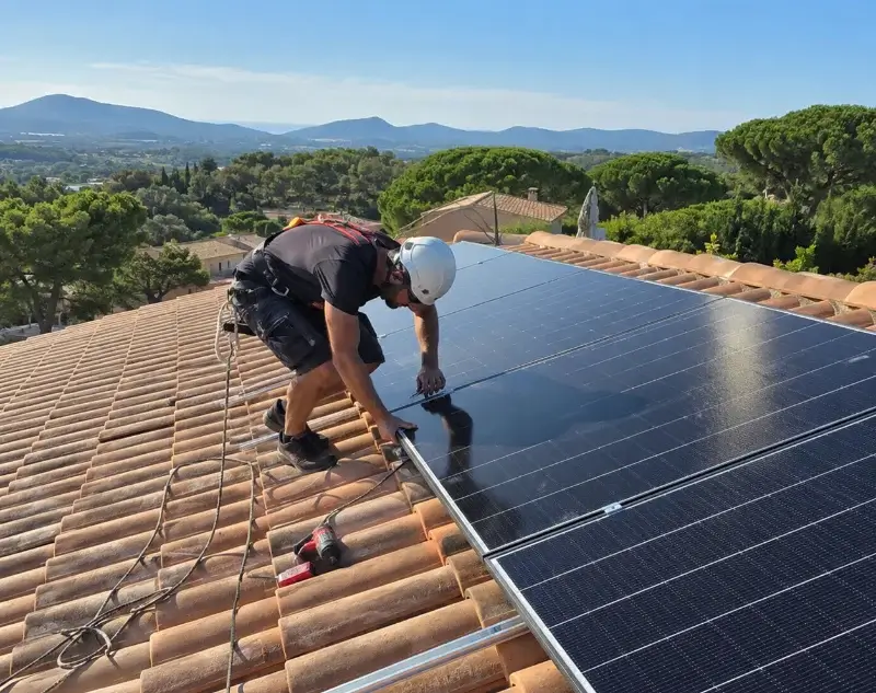 Installateur panneaux solaires Larmor-Baden — pose photovoltaïque sur toiture